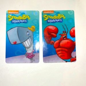 SpongeBob SquarePants cards. (Pearl & Larry)